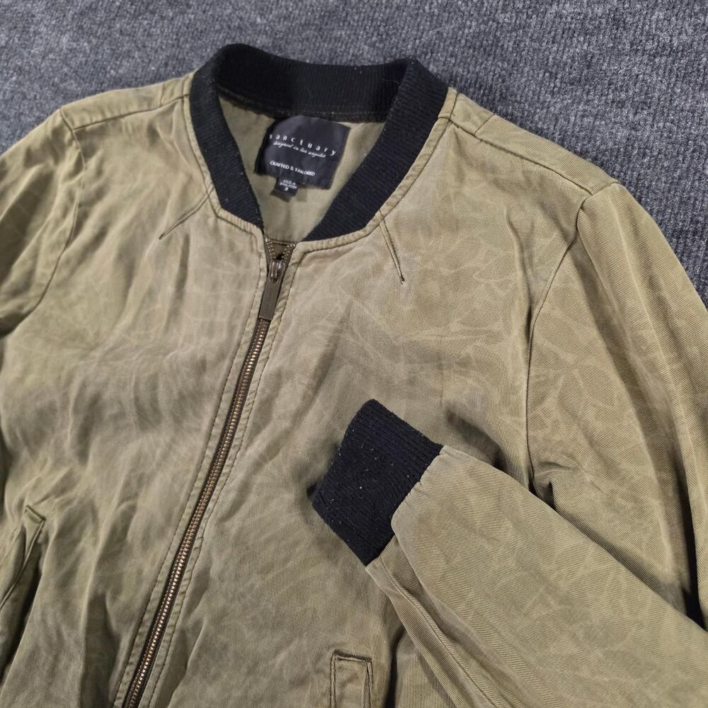 Sanctuary Women's Green and Black Jacket